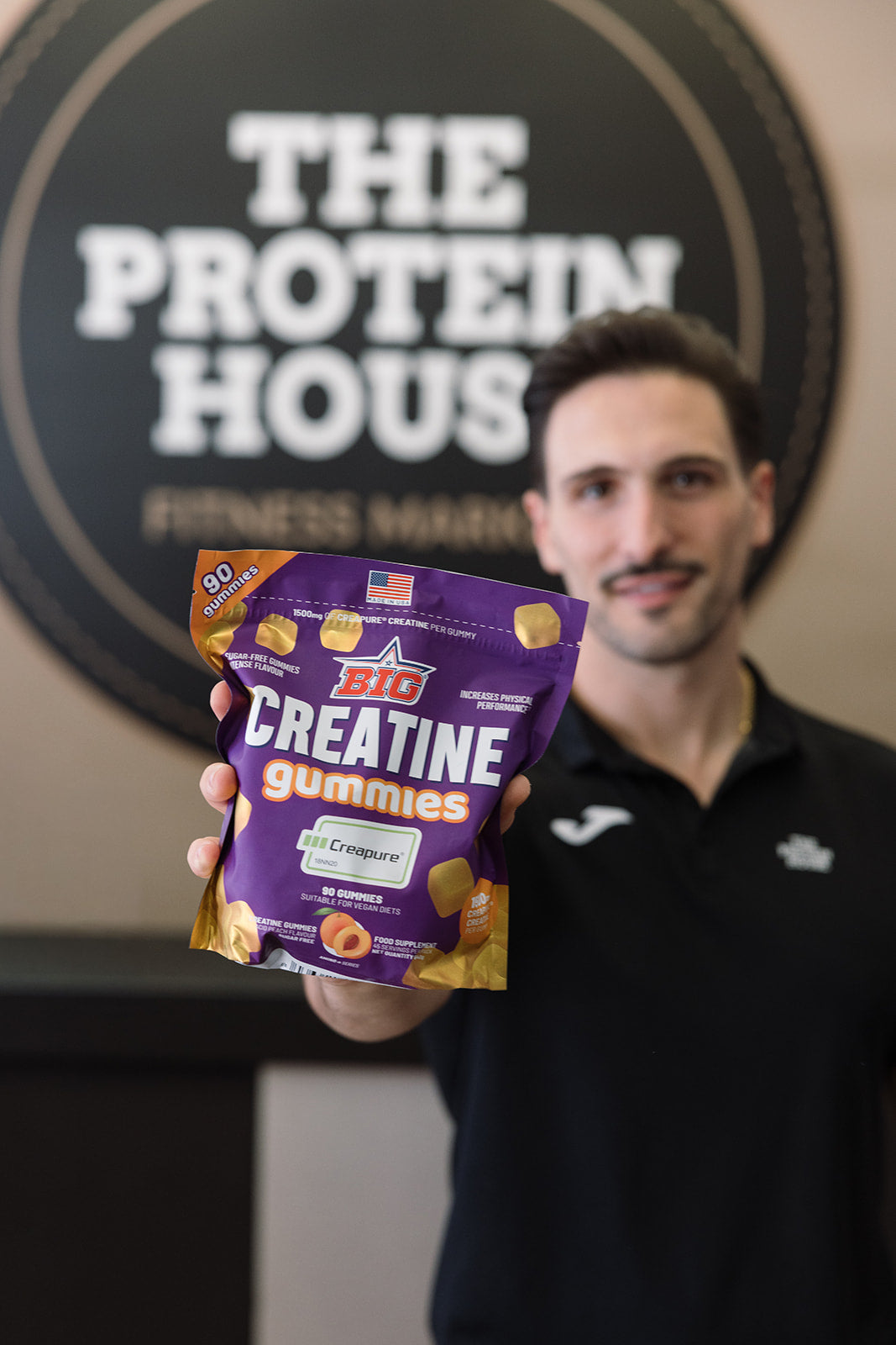 Creapure Gummies sabor melocotón de Big - gominolas de creatina en The Protein House Madrid