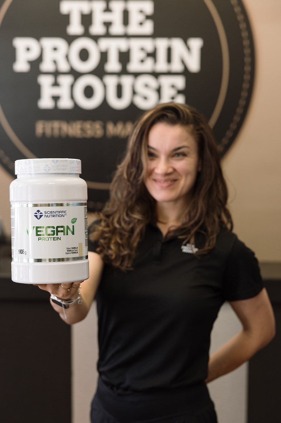 Vegan Protein 908g sabor vainilla de Scientiffic Nutrition - proteína vegana en The Protein House Madrid
