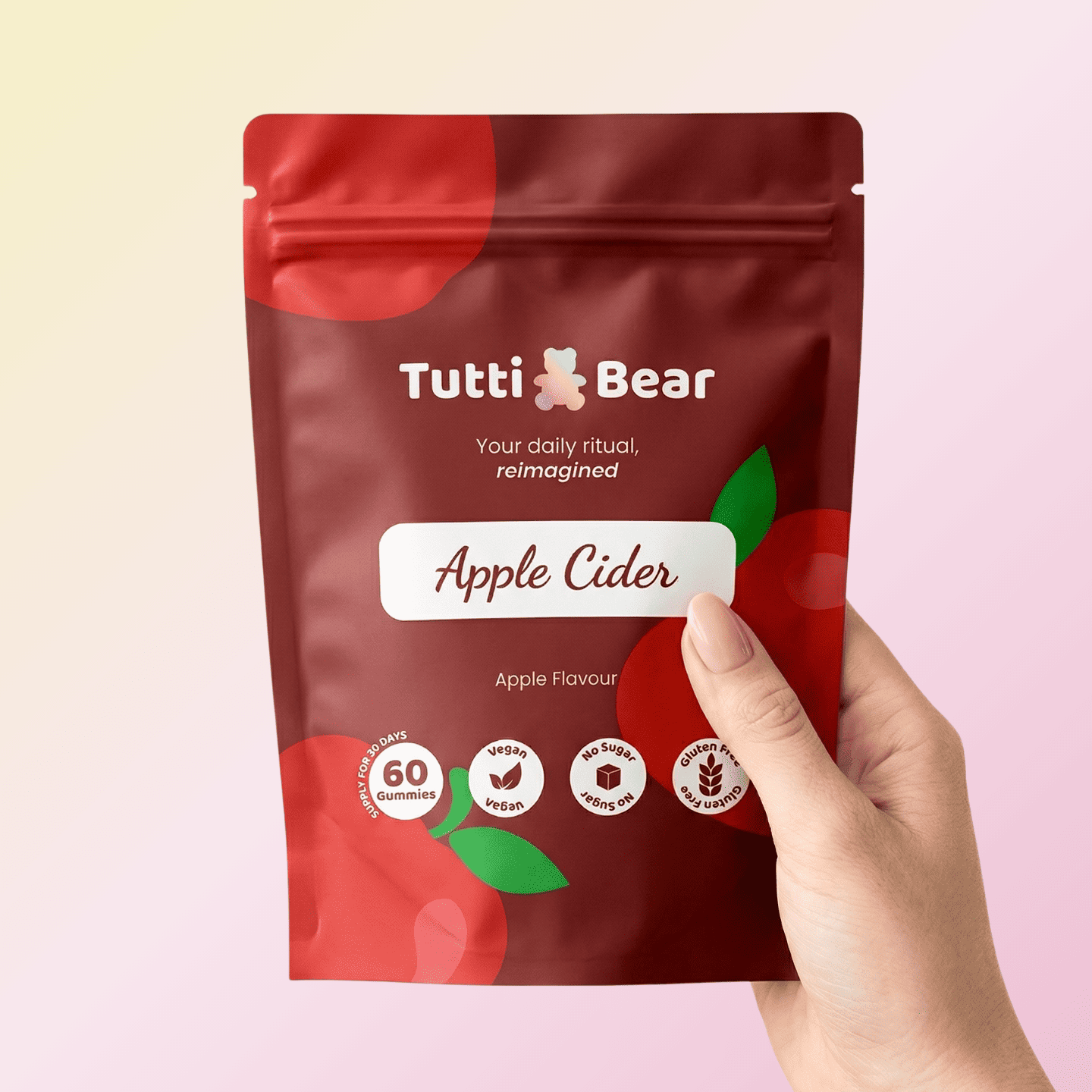Gominolas de Vinagre de Manzana 60 Unidades | Tutti Bear