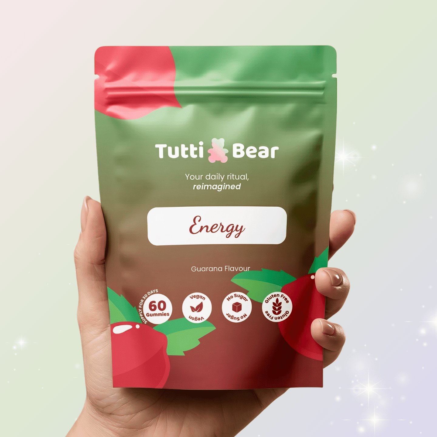 Gominolas Energy con Guaraná 60 Unidades | Tutti Bear