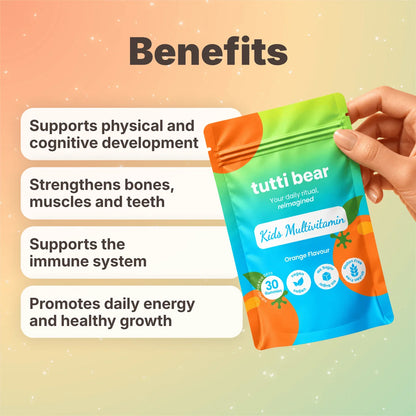 Gominolas Multivitamínicas para Niños 30 Unidades | Tutti Bear