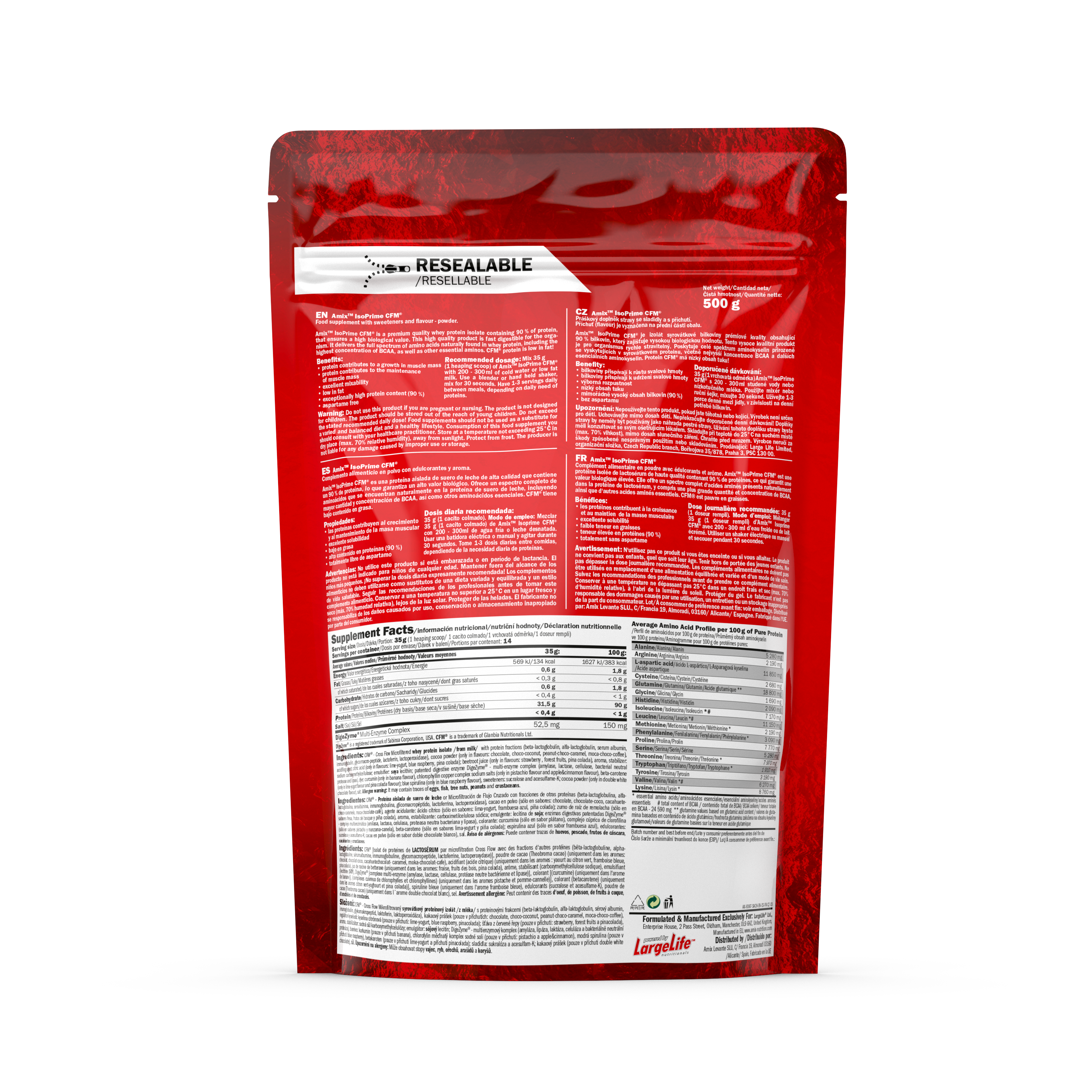 IsoPrime CFM Isolate 500g | Amix