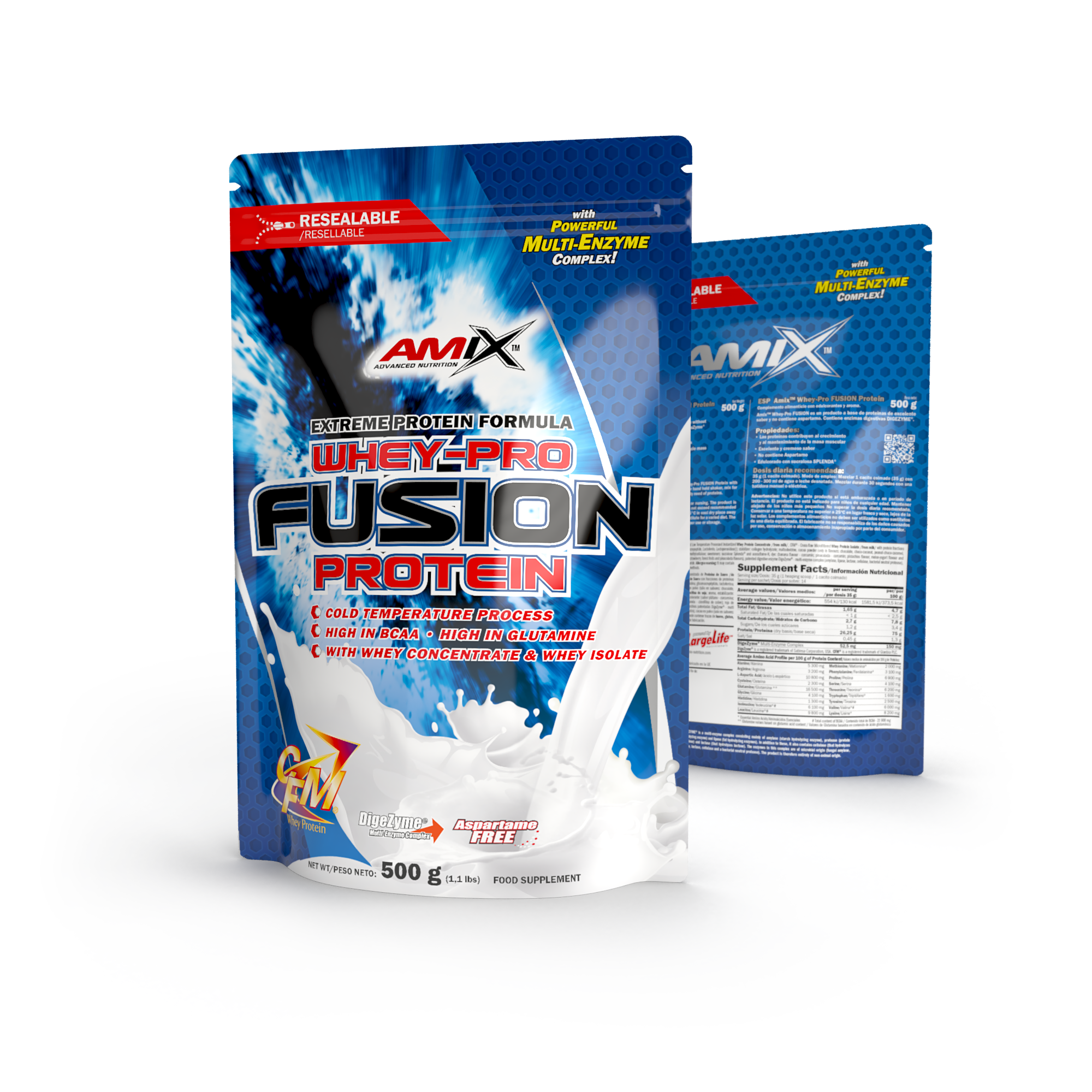 Whey Pro Fusion Protein 500g