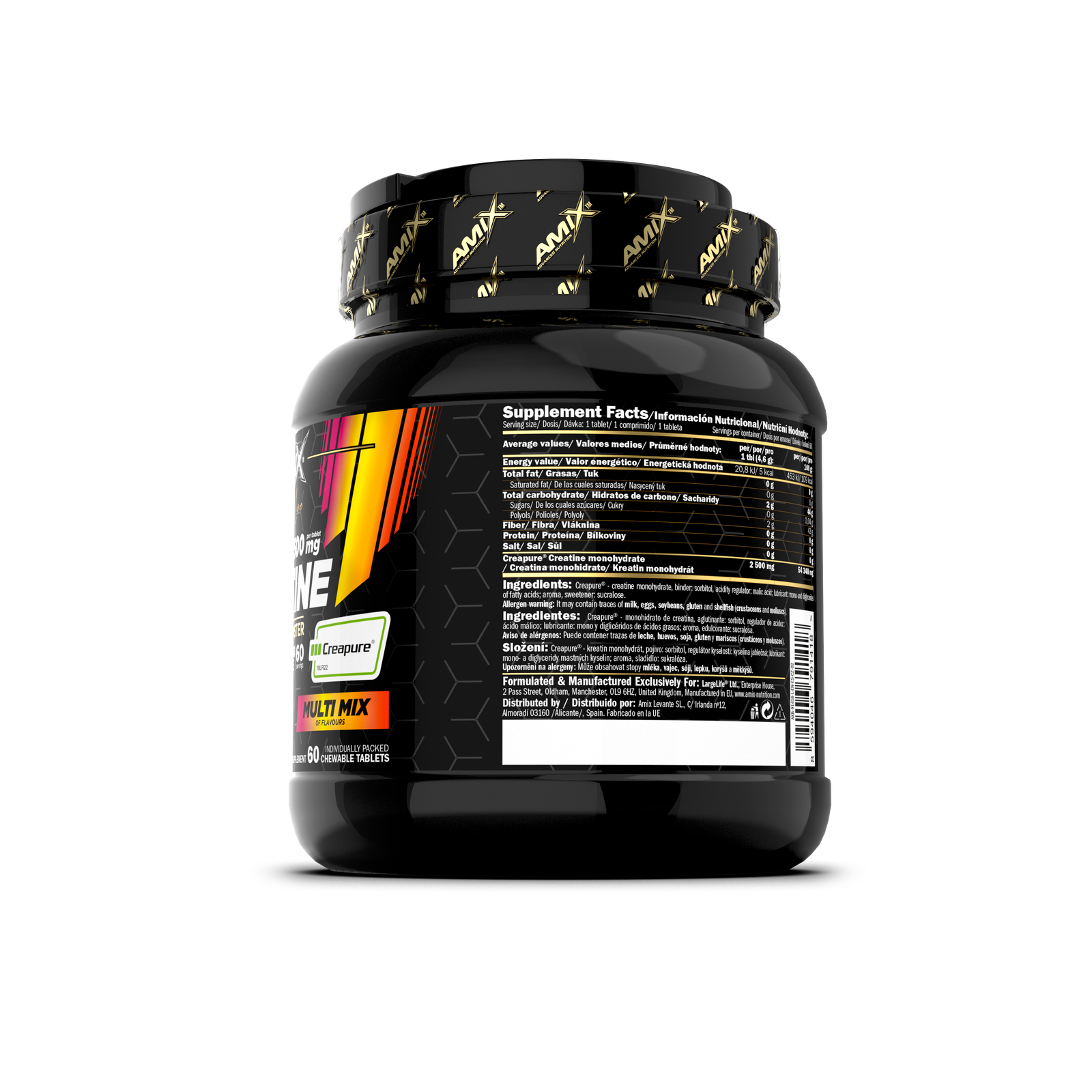 Amix | Creapure Chewables 60 tabs