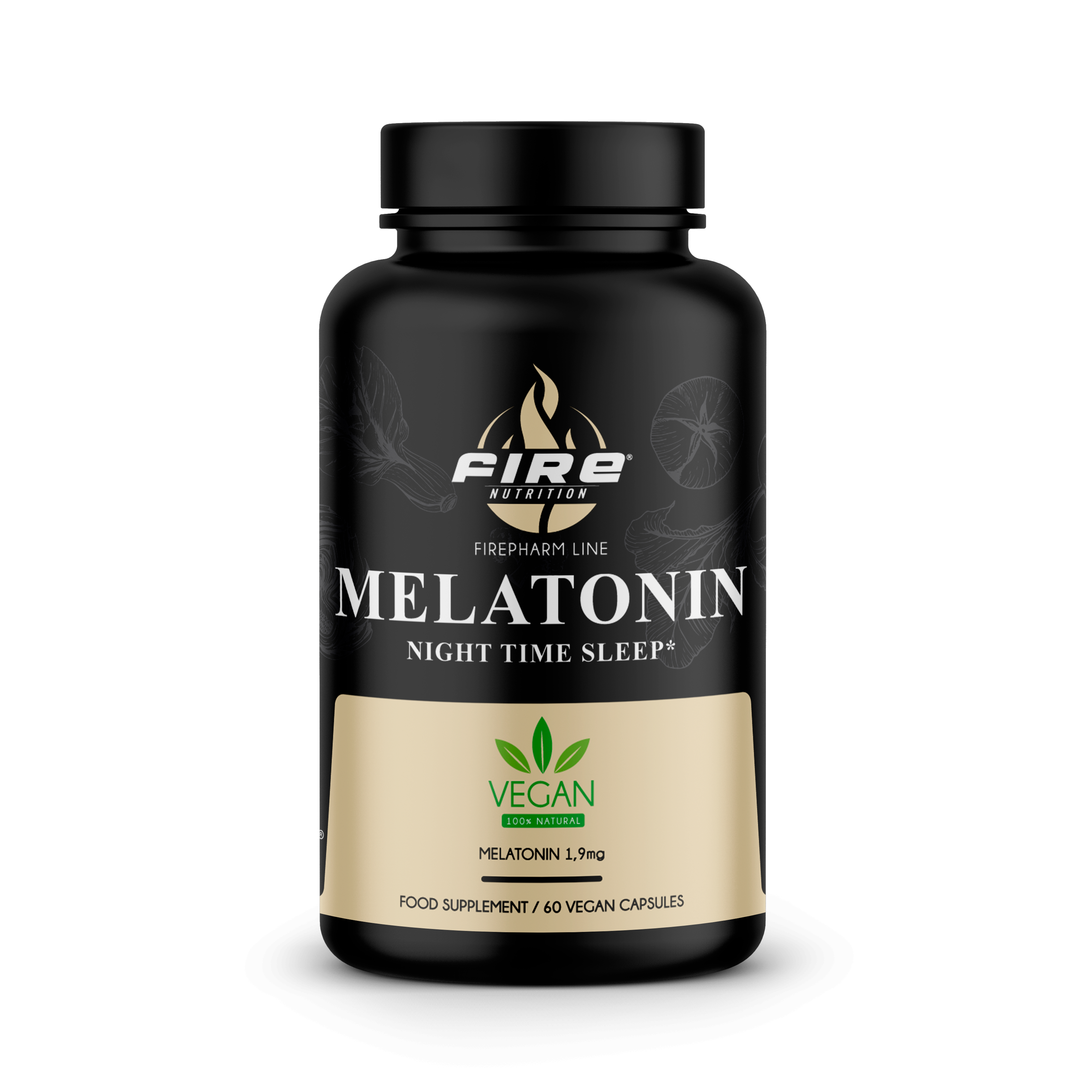 Fire Nutrition | Melatonina 60 capsulas