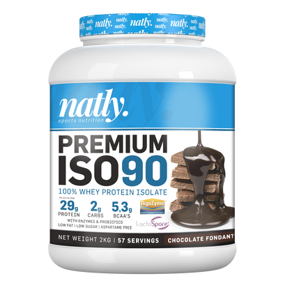 Natly Premium ISO90 2kg sabor Chocolate Fondant