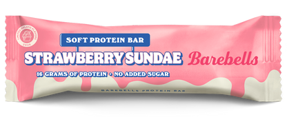 Barrita Proteica Barebells sabor Strawberry Sundae