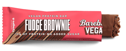 Barrita Proteica Vegana Barebells sabor Fudge Brownie