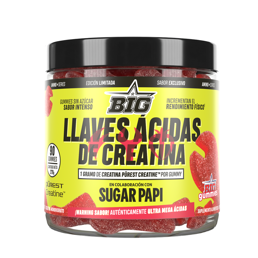 Llaves Ácidas de Creatina 90 Unidades | BIG