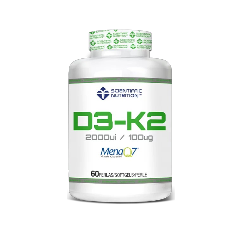 D3+K2 60 Cápsulas | Scientiffic Nutrition