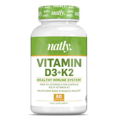 Vitamina D3+K2 60 cápsulas Natly
