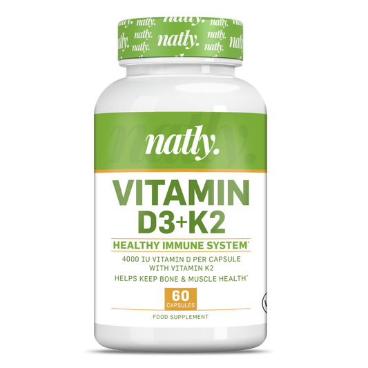 Vitamina D3+K2 60 cápsulas Natly