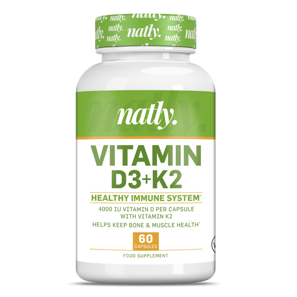 Vitamina D3+K2 60 cápsulas Natly