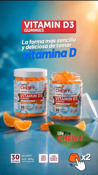 Vitamin D3 60 Gummies | Life Pro