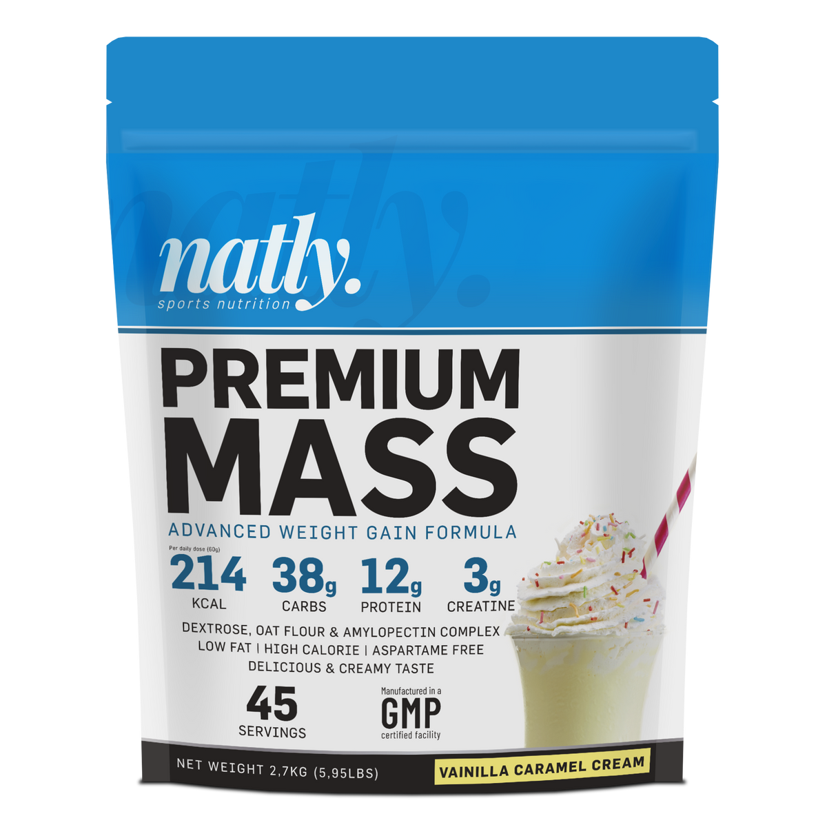 Premium Mass Natly 2,7 kg Vanilla Caramel Cream