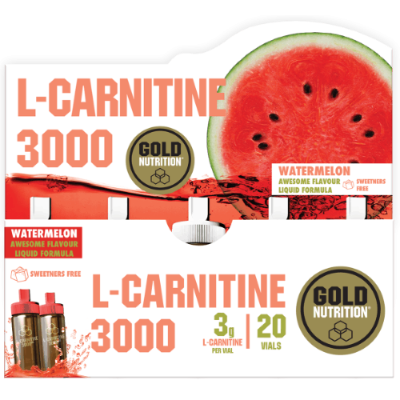 L-CARNITINA 3000 GOLD NUTRITION 20 VIALES